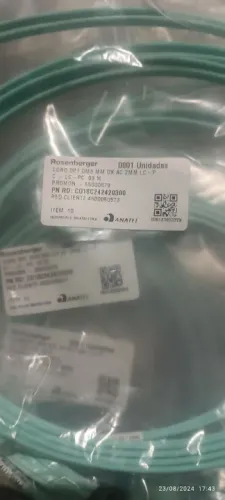 Cordões de fibra óptica om3 lcpc lcpc