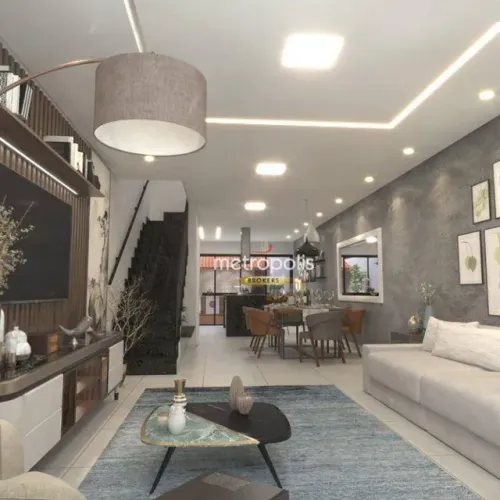 Sobrado à venda, 140 m² por R$ 900.000,00 - Parque das Nações - Santo André/SP