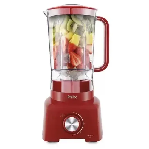 Liquidificador Philco PLQ800V 4 Velocidades 900w - 220v - Vermelho