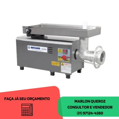 Moedor de Carne Beccaro Boca 22 Inox