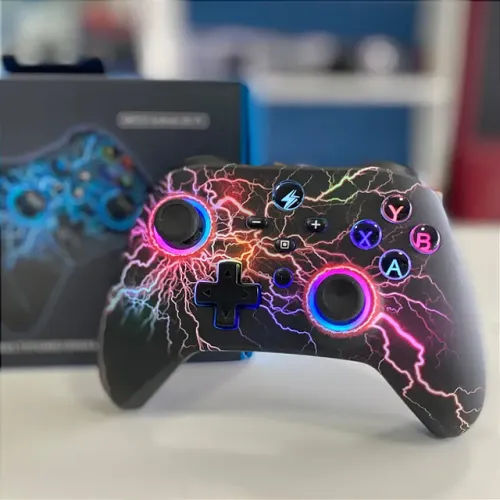 Controle Bluetooth Nintendo Switch, Pc, Android e iOS, Led - Knup em São Luís ma