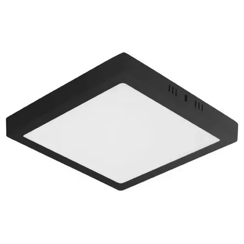 Painel Sobrepor 25W Quadrado BF / BN / BQ Borda Preta