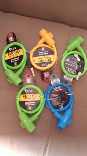 Cadeado para bicicleta ou moto ótima qualidade Produto novo em estoque 
