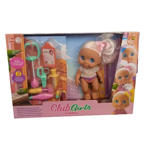 Boneca Club Girls Médica Colletion 