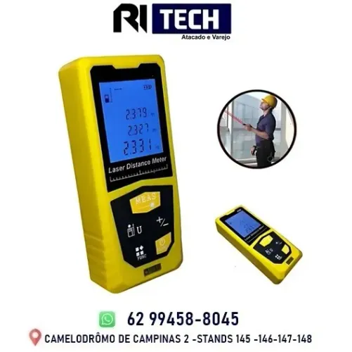 Medidor De Distância a Laser Profissional De Alcance 100M