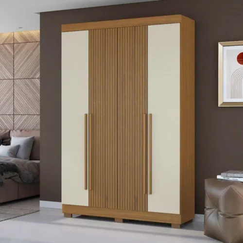 Guarda-Roupa NOVO 4 Portas 2 Gavetas na parte interna Bem Espaçoso 