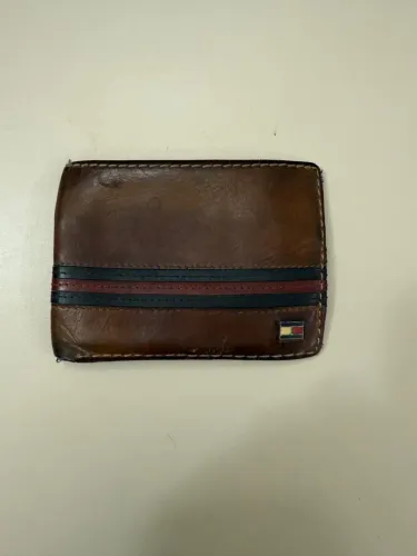 Carteira Tommy Hilfiger de Couro Original
