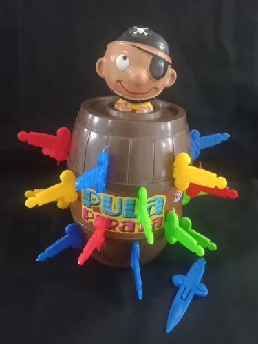 Jogo Pula Pirata Estrela antigo completo colecionador