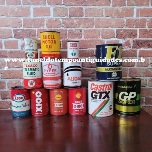 Latas Óleo Antigas