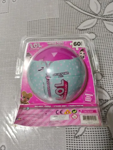 02 unidades de Quebra-cabeça LOL Surprise 60 peças PRESENTE DIA DAS CRIANCAS