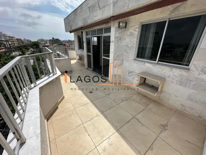 Cobertura para Locação em Cabo Frio, Braga, 4 dormitórios, 2 suítes, 3 banheiros, 1 vaga