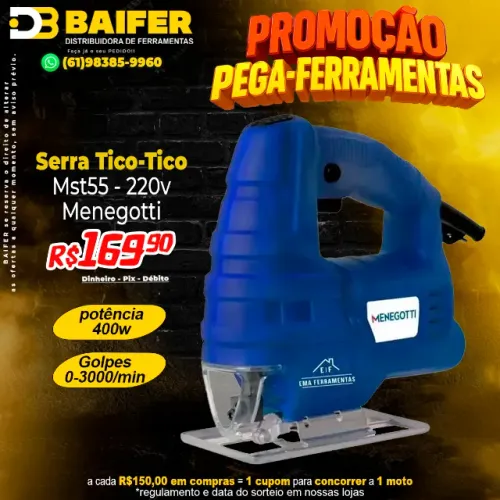 Serra Tico-Tico 400w Mst55 Menegotti