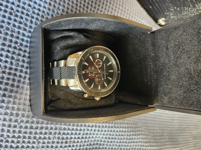 Relogio Armani Exchange AX1813 46mm bicolor