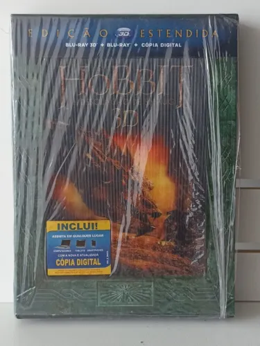 Blu-ray - O Hobbit - A Desolação de Smaug - Ed. Estendida (Luva Lenticular - 5 discos)