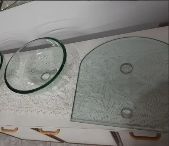 Base para Pia para Cuba Vidro