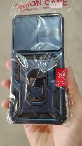 Capa para Celular Samsung S24 FE - Resistente - Com proteção de lentes da Câmera - Azul - 