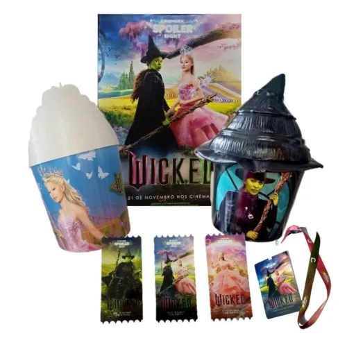 Kit Wicked parte 1 COMPLETO - Spoiler Night Cinemark