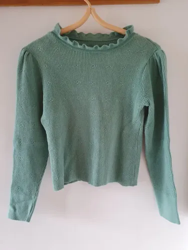 Blusa Verde cropped