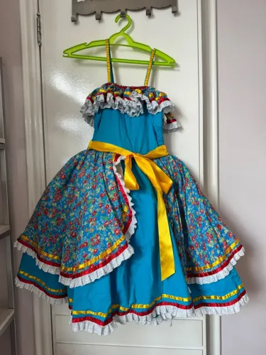 Vestido Festa Junina Infantil