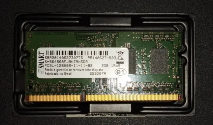 Memoria 2GB DDR3 Smart PC3-12800s Notebook (usado)
