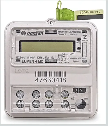 Medidor de Energia Elétrica Nansen Lumen 4 MD