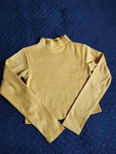 Croppet manga canelado