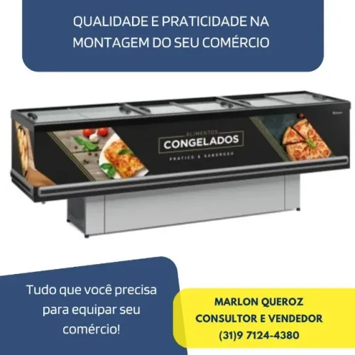 Ilha de Congelados 3M Preta Polar