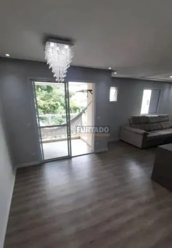 Apartamento com 1 dormitório para alugar, 55 m² - Rudge Ramos - São Bernardo do Campo/SP