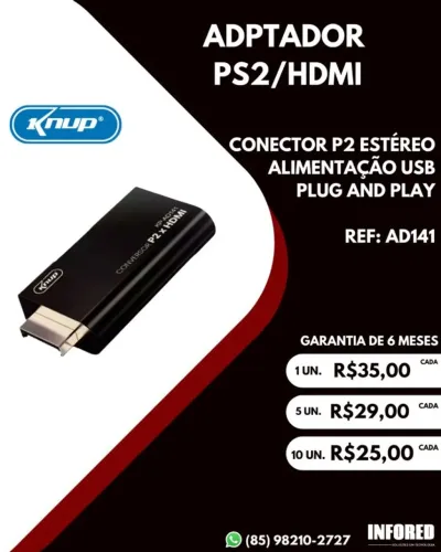 Adaptador PS2 HDMI
