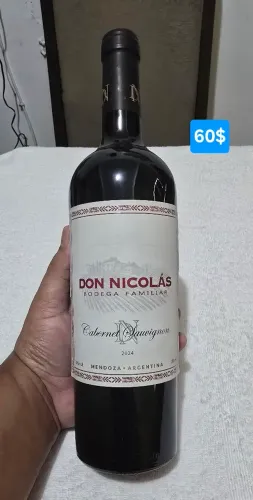 Vinho argentino Don Nicolás Cabernet Sauvignon original 