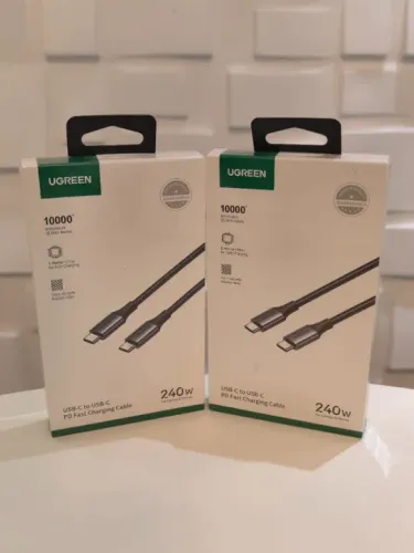 Cabo Ugreen USB-C/USB-C 5A 240W US535 2M - Preto