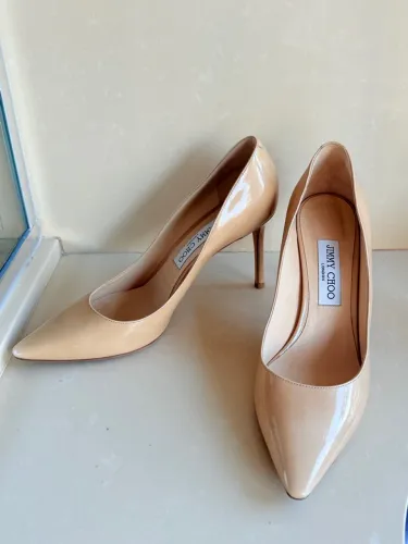Scapin Jimmy Choo bege claro tamanho 38 brasil