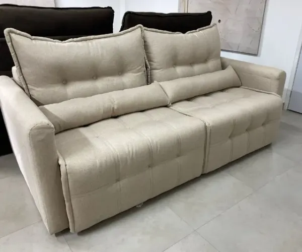 Sofá Cama Império 2,15m Retrátil e Reclinável  FAZEMOS ENTREGA!