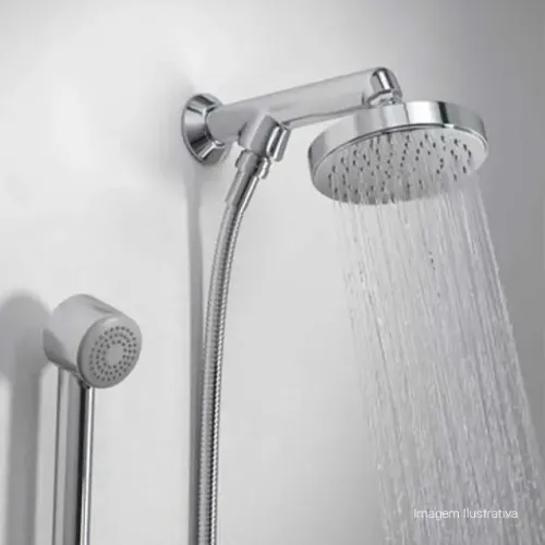 Chuveiro Deca com Desviador e Ducha Manual Flex Cromado
