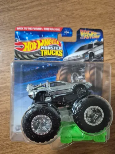 Hot Wheels Monster Trucks Back to the Future Time Machine