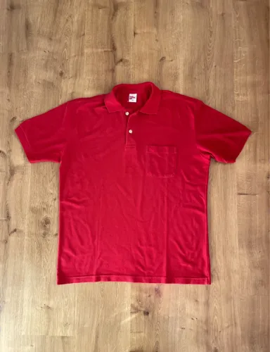 Camiseta masculina tam M gola Polo Vermelha da Pool