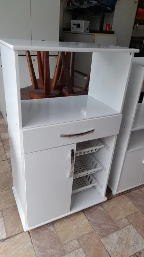 Balcão fruteira branco