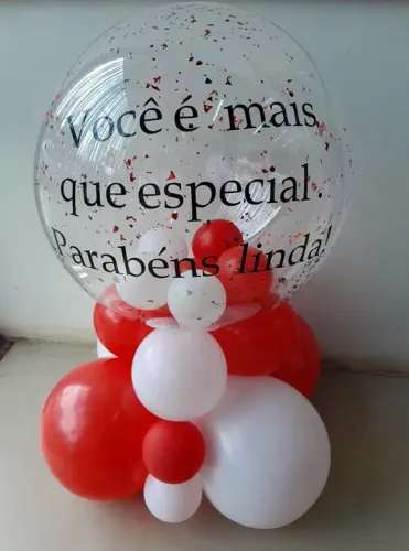 Balão de Bolha Personalizado para Decoração