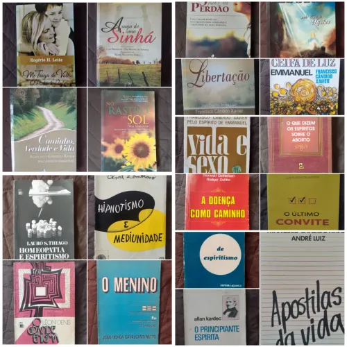 Coleção de 20 Livros Espíritas Diversos