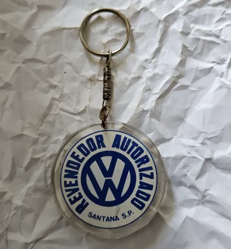 Chaveiro Antigo Redondo Volkswagen Grande
