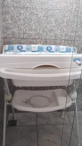Vendo Banheira com Trocador Burigotto Splash - Peixinhos