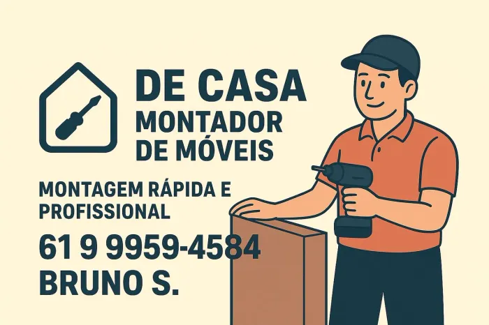 Montador de móveis e frete