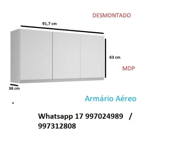 Armario Aereo 04 portas - Na caixa - Lacrado - Direto da Fabrica