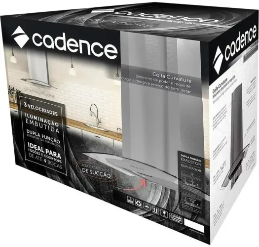 Coifa da parede cadence cfa361 nova