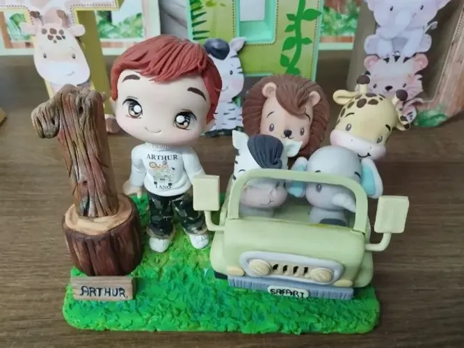 Decoração Safari - Aniversário - Arthur - 1 Ano