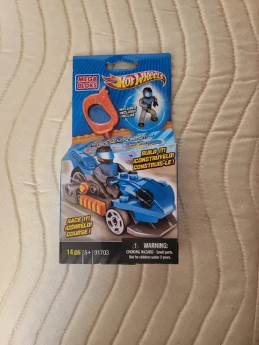 Carrinho hot wheels mega blocks (PARA COLECIONADORES, RARO! NUNCA ABERTO)