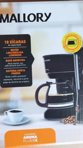 Cafeteira Elétrica Aroma Plus 18x Mallory