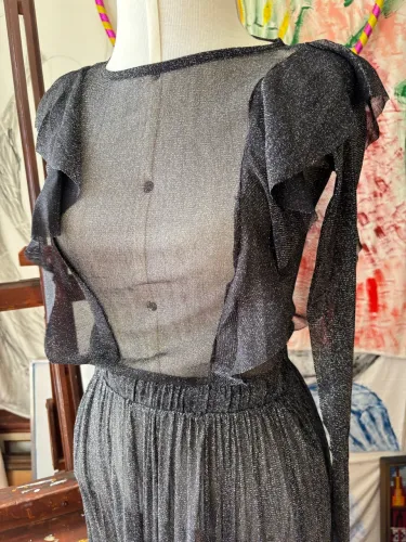 Vestido brilhoso!
