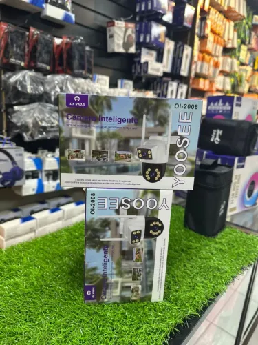 Câmera Lentes Dupla Prova D'água Ip App Yoosee Wifi Externa