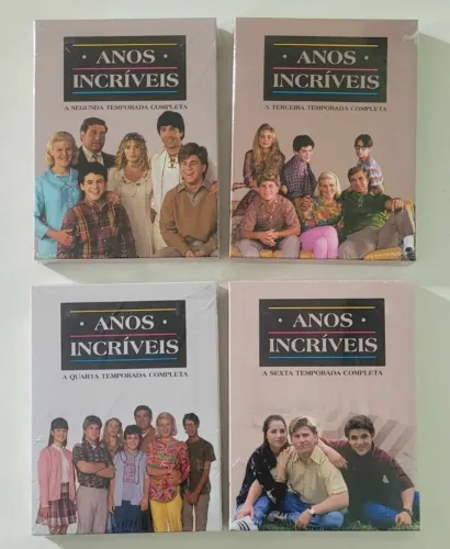 DVDs Box Anos Incríveis Original Temporada 2,3,4,6 - LACRADO
